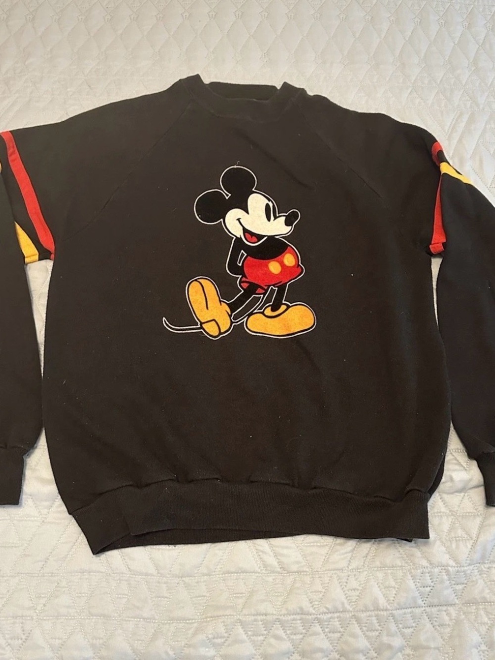 Mickey Mouse 80’s Vintage Disney Character Fashions Sweatshirt Size L Made USA